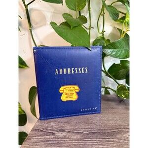 Vintage Stuart Hall Executive Address Book